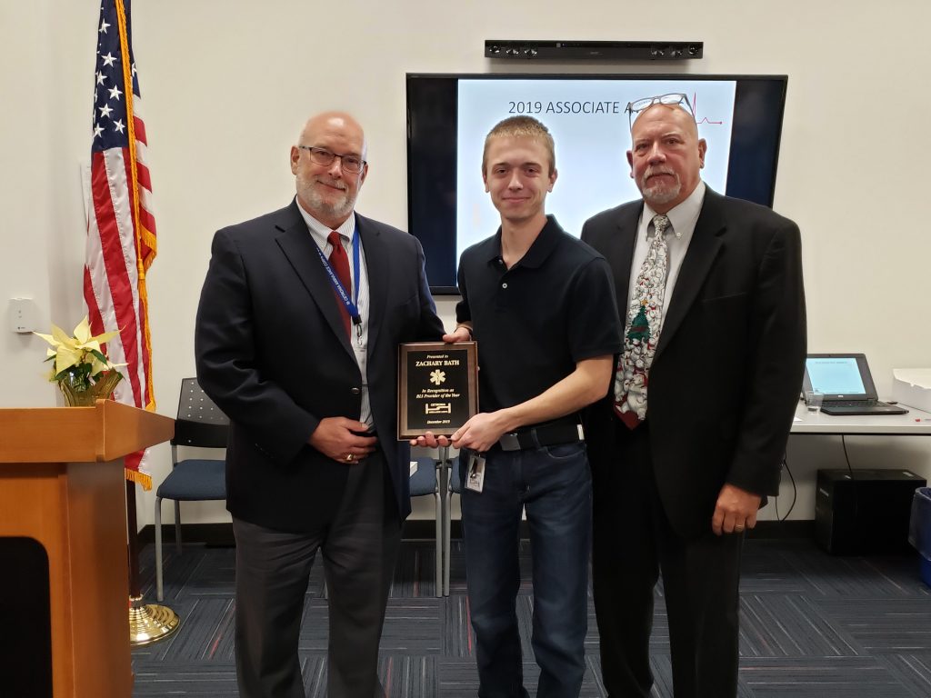 Zachary Bath - BLS Provider of the Year 2019